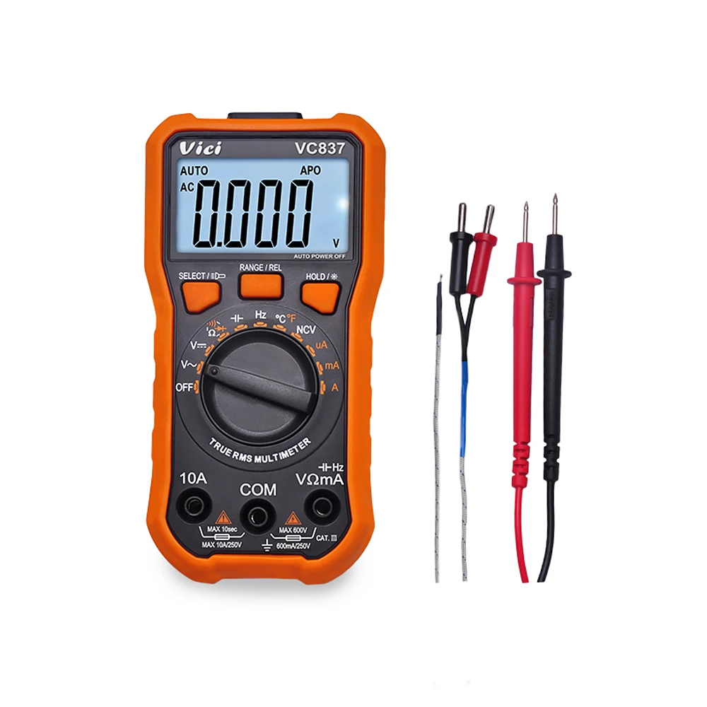

Vici Mini Multi-functional LCD Digital Multimeter DC/AC Voltage Current Meter Frequency Capacitance Resistance Tester