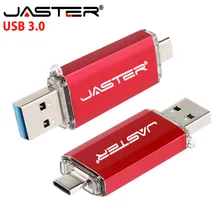 Usb флеш-накопитель JASTER type-C 3,1, 4 ГБ, 16 ГБ, 32 ГБ, 8 ГБ, 64 ГБ, карта памяти для телефонов, смартфонов, android