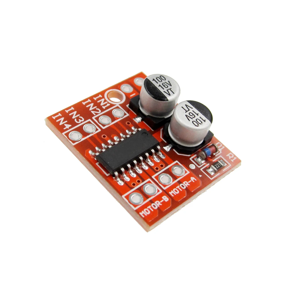10pcs//lot 2 DC Motor Drive Module Reversing PWM Speed Dual H Bridge Stepper Motor for Smart Car Victory L298N