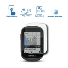 RUIYA (4-pack) protetor de tela para Garmin Edge 130 gps tela, 9 H vidro temperado protege tela de brilho para proteger a visão