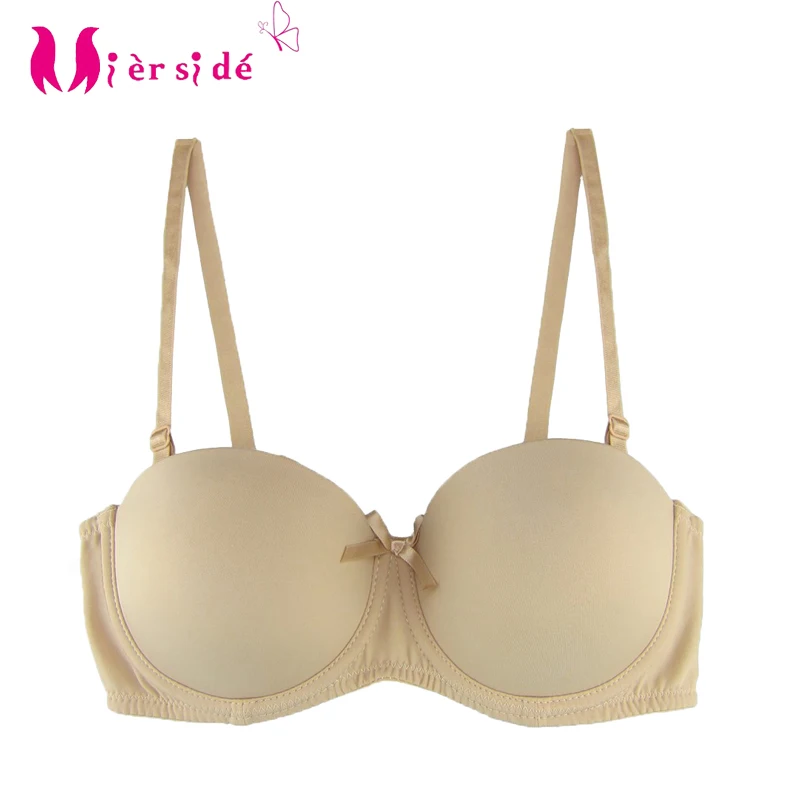 

Mierside ZBW018 sweet bra for girls comfortable free shipping push up bra padded underwear half cup