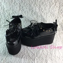 Милые туфли Лолиты для принцессы большая обувь специальная обувь под заказ Лолита с бантом обувь на заказ an1270 зеркало торт