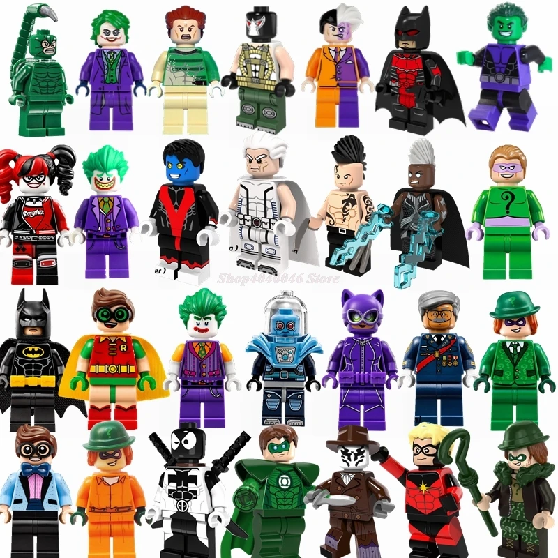 joker and harley quinn lego sets