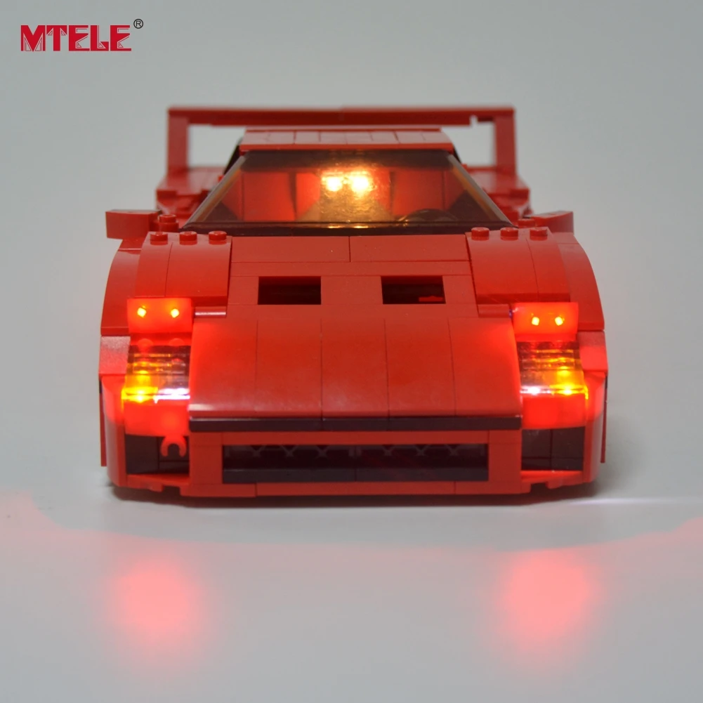 MTELE, брендовый светодиодный светильник, блок, комплект для 10248, серия Creator, F40, автомобильные строительные блоки, светильник, набор, совместимый с моделью 21004