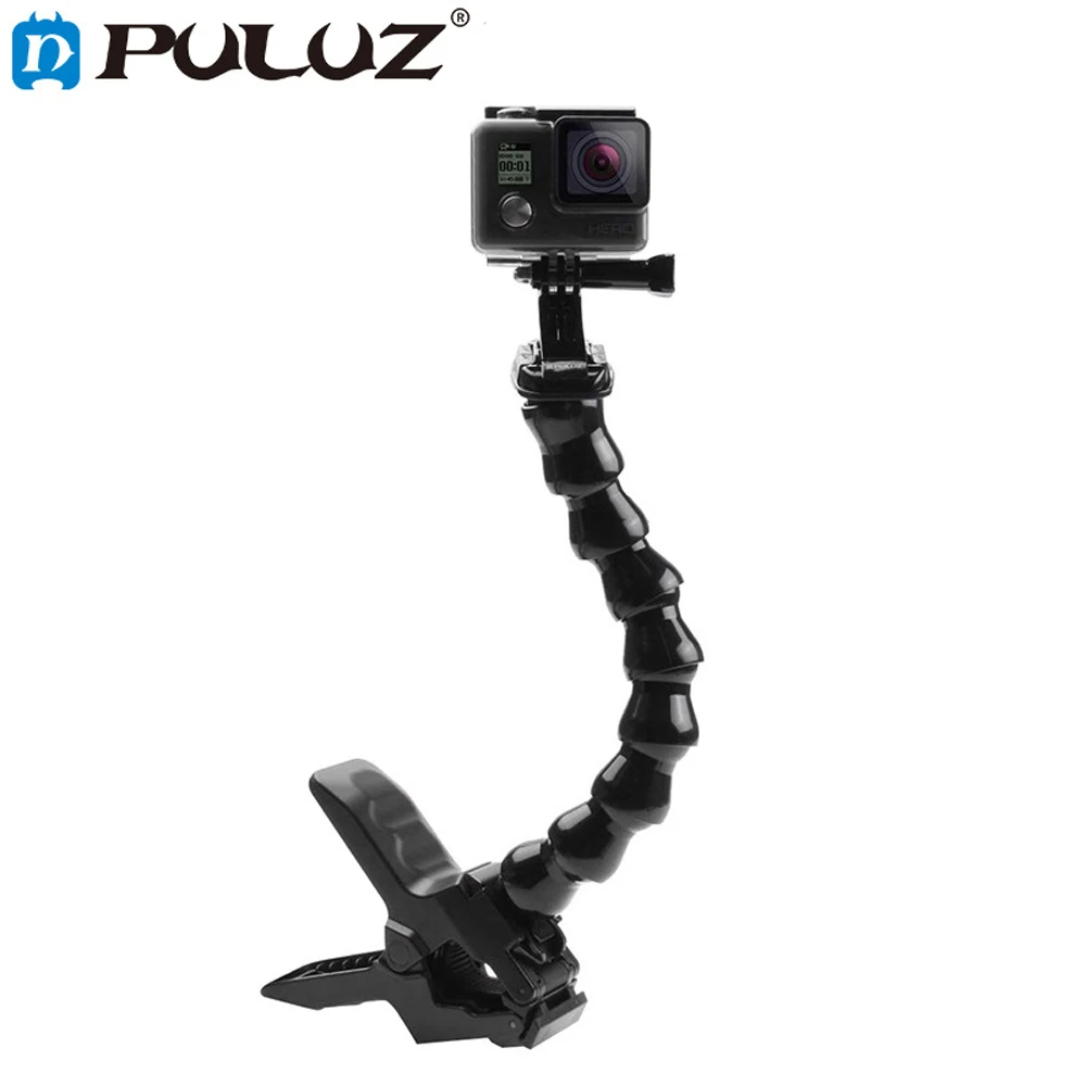 PULUZ экшн-камеры Jaws Flex Clamp Mount для GoPro HERO6 5 Session 4 3 + Xiaomi yi и других экшн-камер |