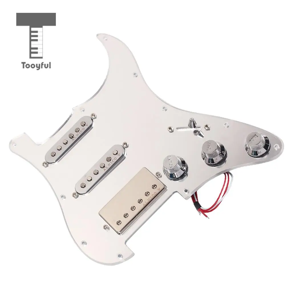 Tooyful SSH загружен Prewired Pickguard набор хамбакеров для Strat ST электрогитары