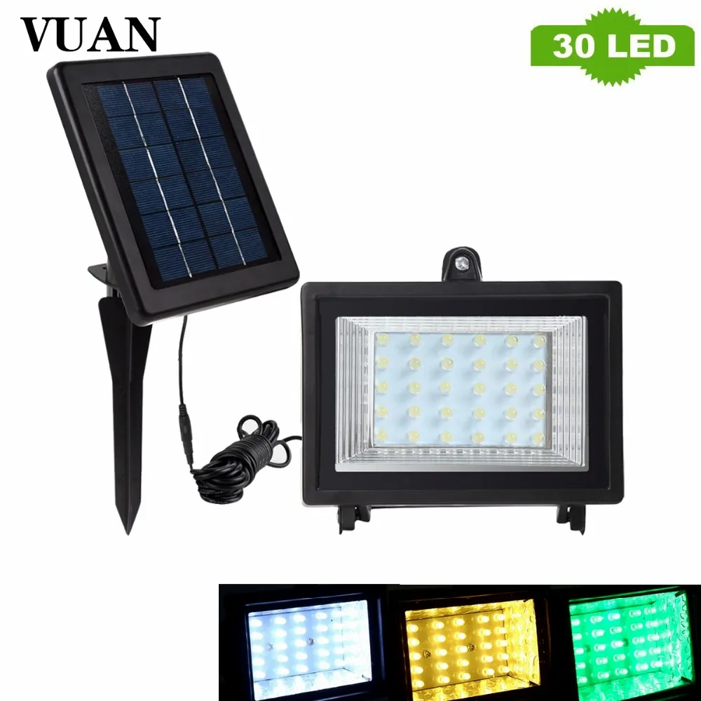 

Solar Flooded Led Lamp 30 LEDs Solar Powered Lamp Outdoor Waterproof Solar Led Flood lights Solar LED Spotlights Garden Lamp