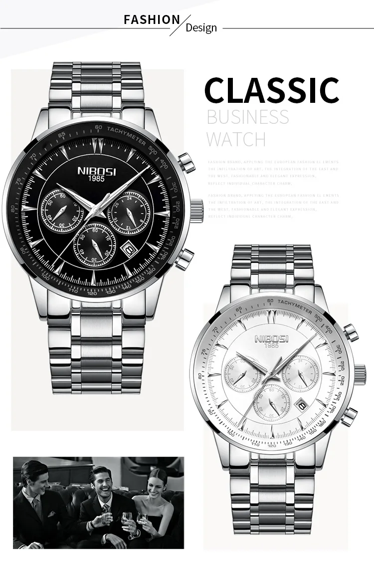 Relogio Masculino NIBOSI Quartz Watches Men Steel Band Men Watches 2019 Luxury Brand Waterproof Wrist Watches For Men Brand Saat (9)