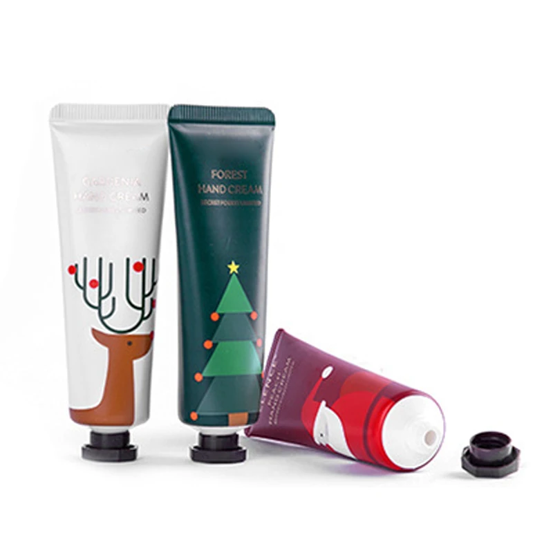 3Pcs/set Christmas gift Hand Cream Set Moisturizing Lotion Hand Scrub Whitening Nourishing Anti-chapping Hand Lotion Care Set