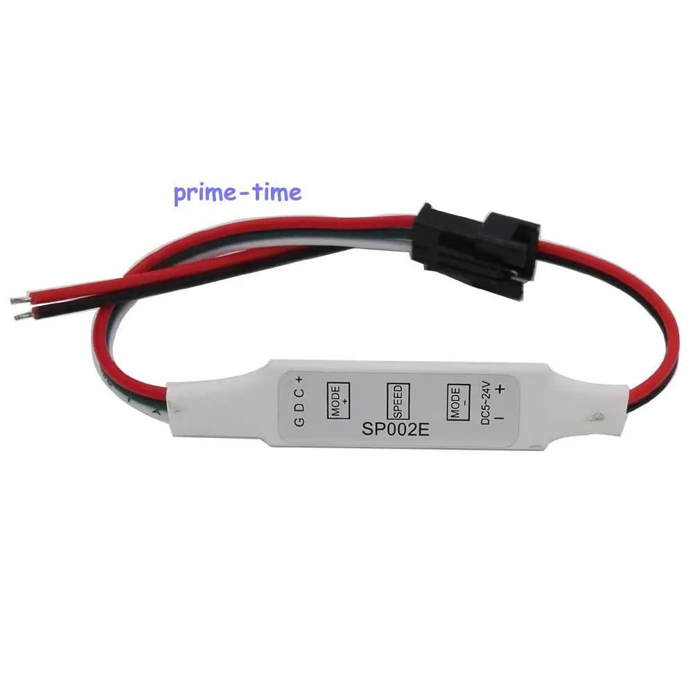 SP002E 3 ключа мини RGB контроллер микро DC5 24V для WS2811 WS2812B пикселей Мечта Цвет