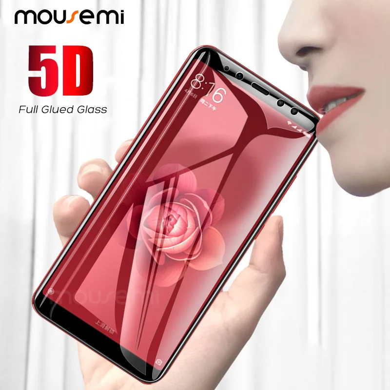 

MOUSEMI 5D Glass For Xiaomi Redmi Note 5 5A Prime Pocophone F1 Protective Glass On Note 5 For Xiaomi Redmi Note 5 Pro Plus Glass
