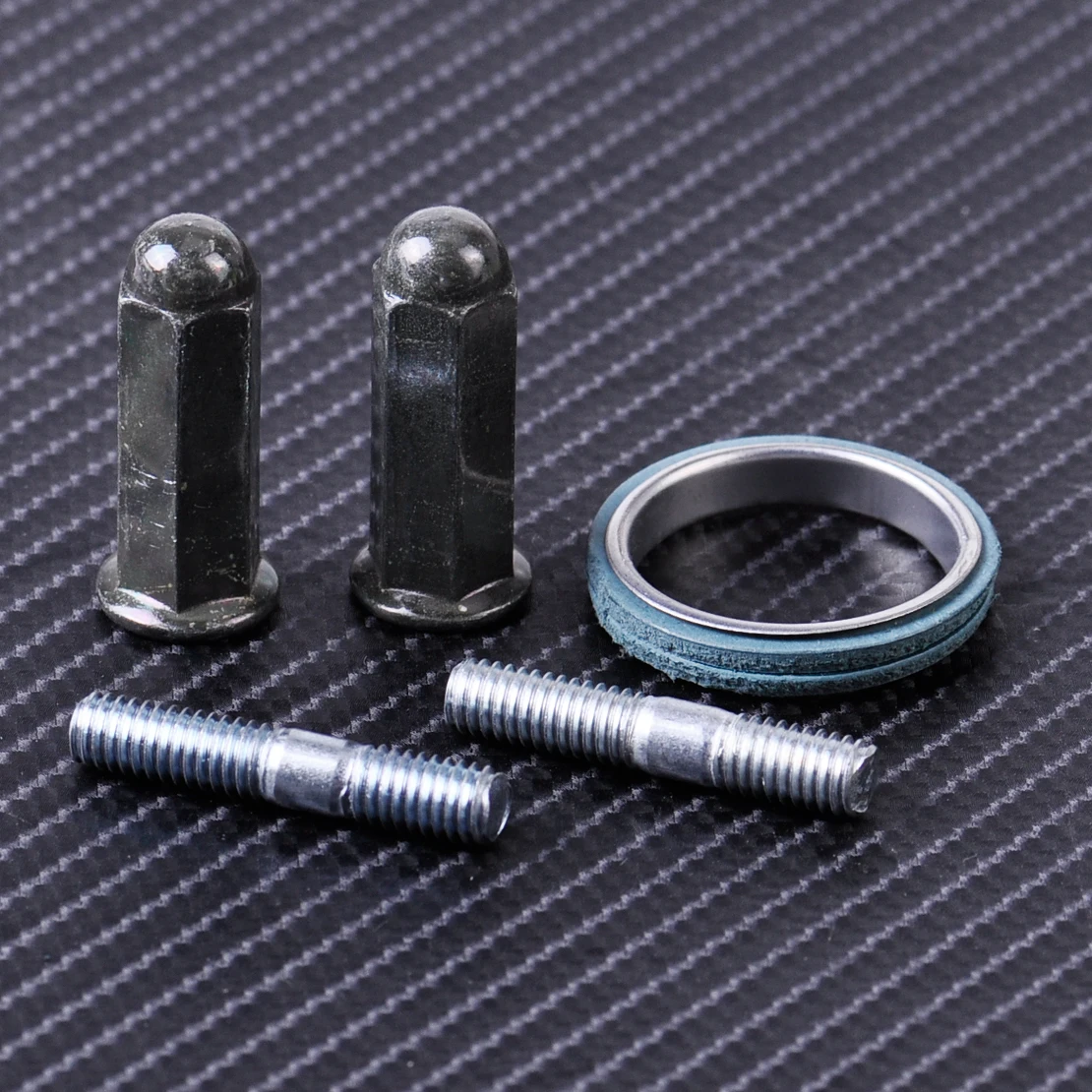

CITALL Good quality with metal Exhaust Studs Nuts Gasket Set Fit for GY6 50cc 125cc 150cc QMB139 most Chinese Motor Scooter