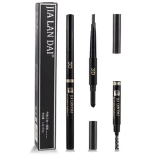 1pcs Portable 3 in 1 Eyebrow Enhancers Set -lasting Eye brow Pencil Waterproof Eye Brow Cream Makeup xgrj