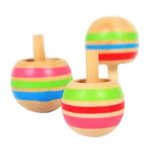 Классический подарок, игрушки, красочная подставка под руку, деревянный волчок, забавная вращающаяся игрушка, 3 размера