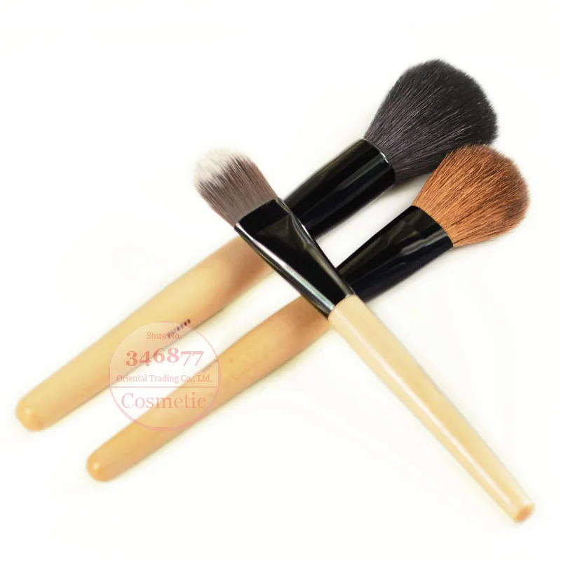 15 PCS Cosmetics Makeup Brushes Set with Zipper PU Bag 2015101302