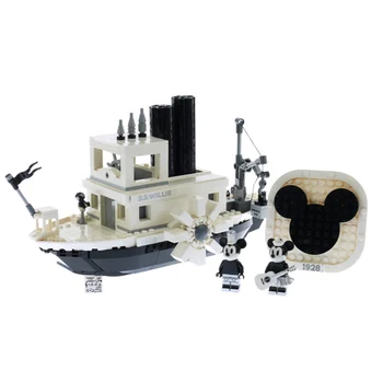 

Ideas Willie Movie Series Model Building Kits Compatible with lepining Ideas Disneying 3D Bricks Figure Kids Toys Gift