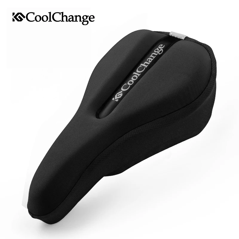 

Coolchange Bicycl Cushion Seat MTB Cushion Sets Safety Reflective Pads Saddle Soft Breathable Bike Parts Front Seat Mat
