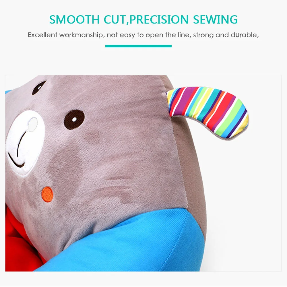 Assento do Bebê Cadeira de Alimentação Portátil de Pelúcia para Crianças Brinquedo do Bebê Brinquedo de Pelúcia para Crianças Infantil Aprendizagem Sentado Assento Sofá Cadeira 10 Pelúcia para Crianças Brinquedo do bebê Brinquedo de Pelúcia para Crianças