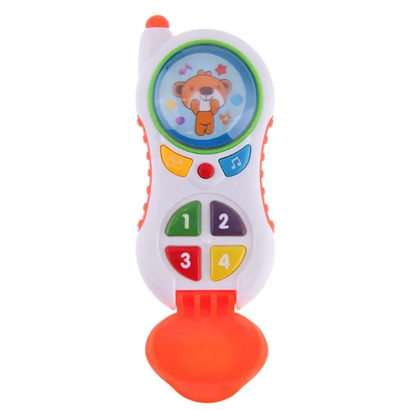 Электронный игрушечный телефон музыкальный мини милый телефон мультфильм детская игрушка раннее образование мобильный телефон Дети