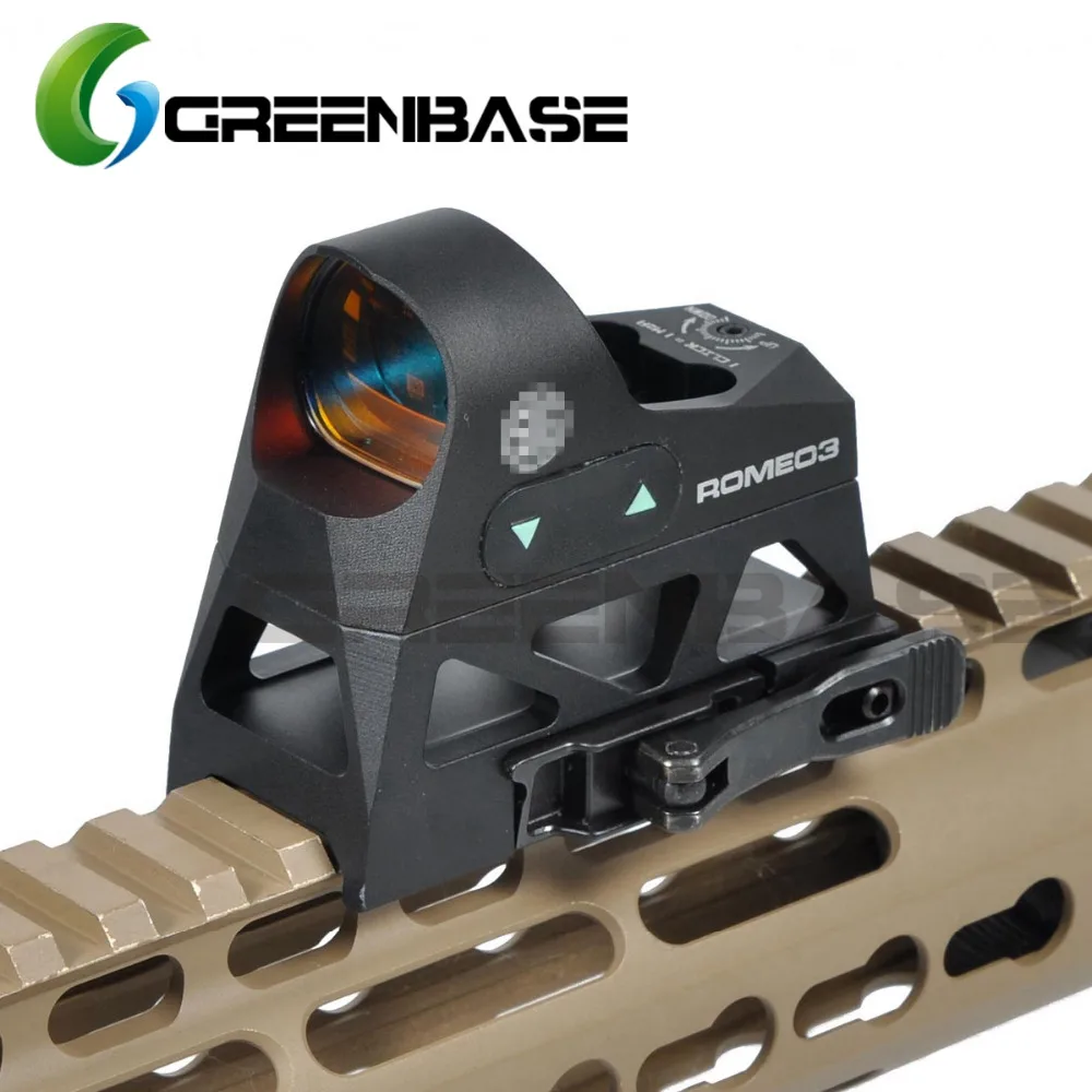 Green Base 3 MOA Mini Red Dot смотреть страйкбол рефлекторный прицел 1x25 Сетка Красный