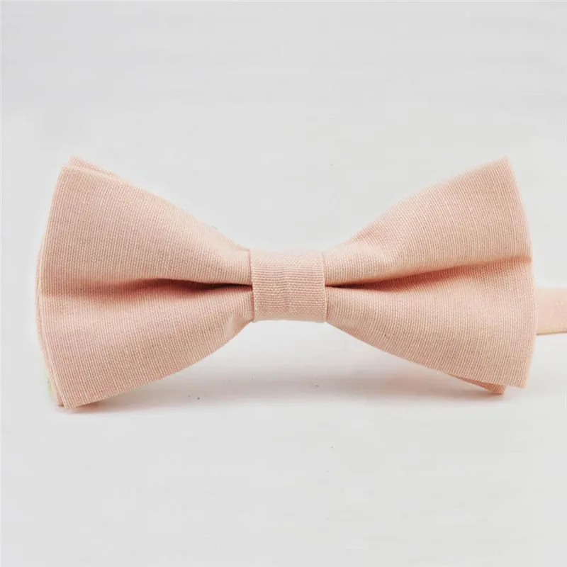 

Fashion Korea Style New Creative Color Bow Tie Male Pretty Accessories Solid Cotton One Size 002