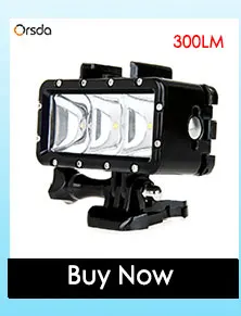 Orsda gopro light светодиодный свет высокой Мощность на камеры видеонаблюдения Видео led для gopro Открытый Дайвинг Водонепро