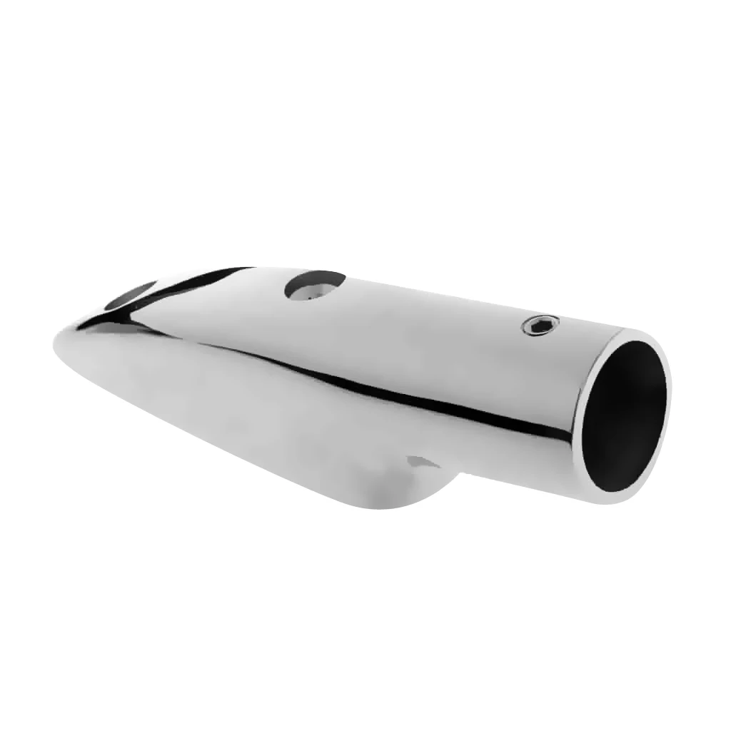 316 Stainless Steel 22mm Outer Diameter Rail End for Marine Boat Handrail