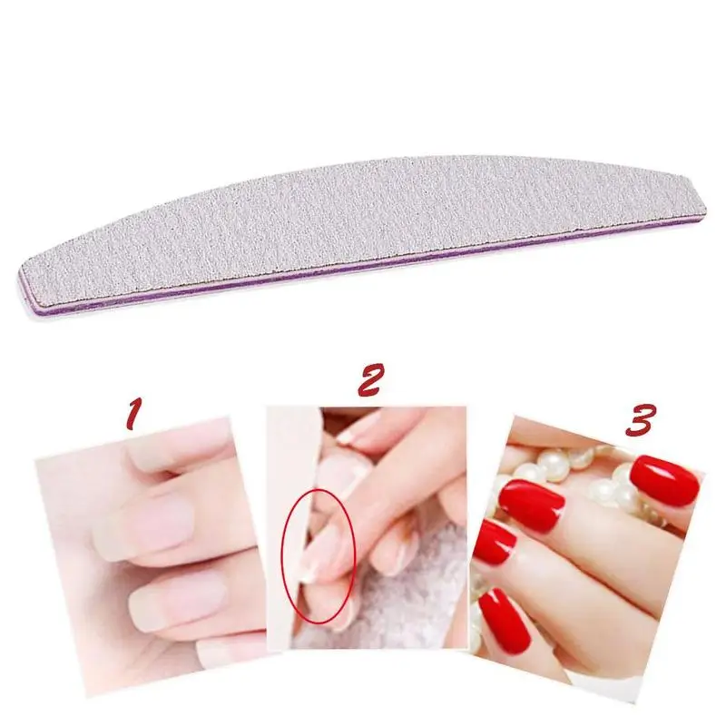 

1pc Nail File Sanding Polishing Buffer Block Uv Gel Nail Polisher Manicure Pedicure Tools Nail Care Tools Grey Boat Lime A Ongle