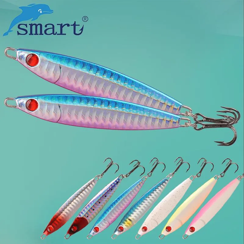 

SMART Lead Fish 80mm/50g Sinking Fishing Lures Jigging Spoon Baits Metal Jig Lure Iscas Artificiais Para Pesca Fishing Tackle