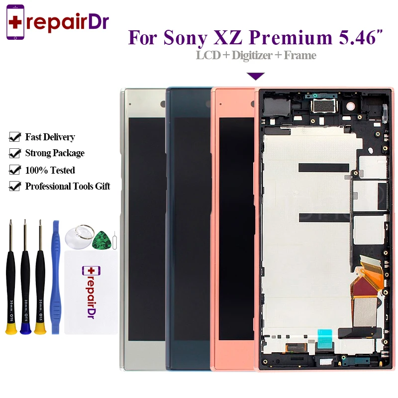 ЖК дисплей 5 46 дюйма для SONY XZP сенсорный экран дигитайзер в сборе G8142 новинка Sony Xperia