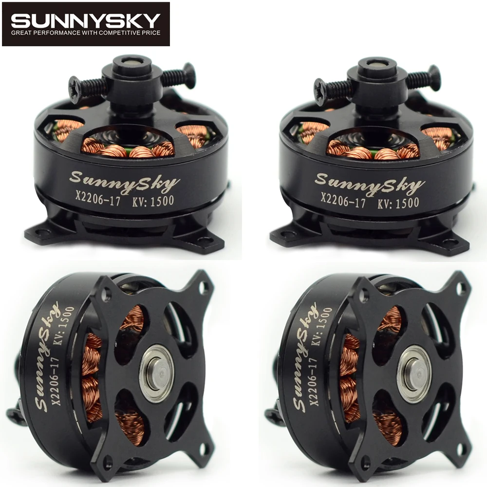 

4pcs/lot Sunnysky X2206 1500KV/1900KV Outrunner Brushless Motor 2206 for RC Quadcopter Multicopter