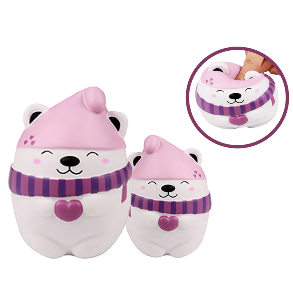 

Squishy Cute Bear Scented Super Slow Rising Kawaii kid Toy Stress Reliever Decor Jumbo toy for kids Adorable birthday gift K0228