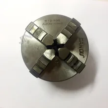 4 Челюсти ручной самоцентрирующийся токарный патрон K12-100 100 мм