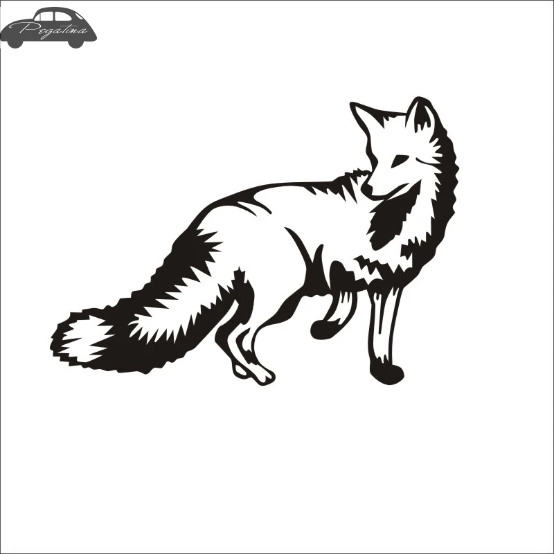 Pegatina Hunt Fox Decal Hunting Club Sticker Hollow Sticker Hunter Car Window Vinyl Decal Funny Poster Motorcycle