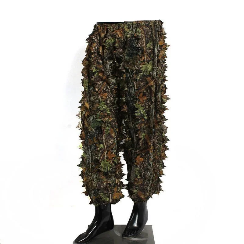 Охота CS игры clothingunting Ghillie костюм 3D бионический камуфляж лист камуфляж джунгли лесной наблюдение за птицами пончо Мужская спортивная одежда