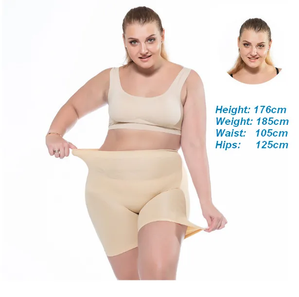 High Waisted Safty Pants Plus Size Super Stretchy 4XL 5XL Push Up Underwear Big Size in Women ouc547