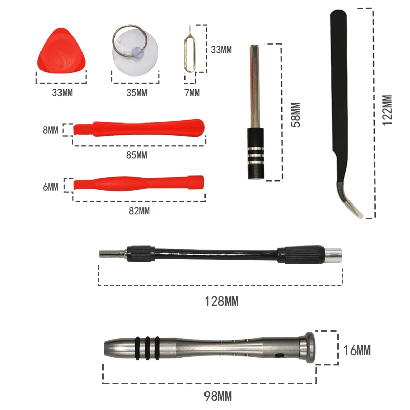 3REIZ Precision Screwdriver Set Of 32 in 1 mini Magnetic Screwdriver Set PC Notebook Phone iphone Camera  Disassemble Tools