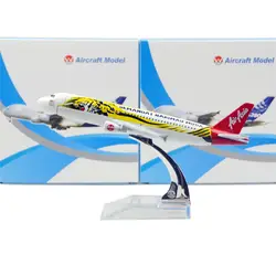 Азии Airlines Тигр Airbus 320 16 см модель самолета комплекты детский подарок на день рождения плоскости модели игрушки Рождество подарок