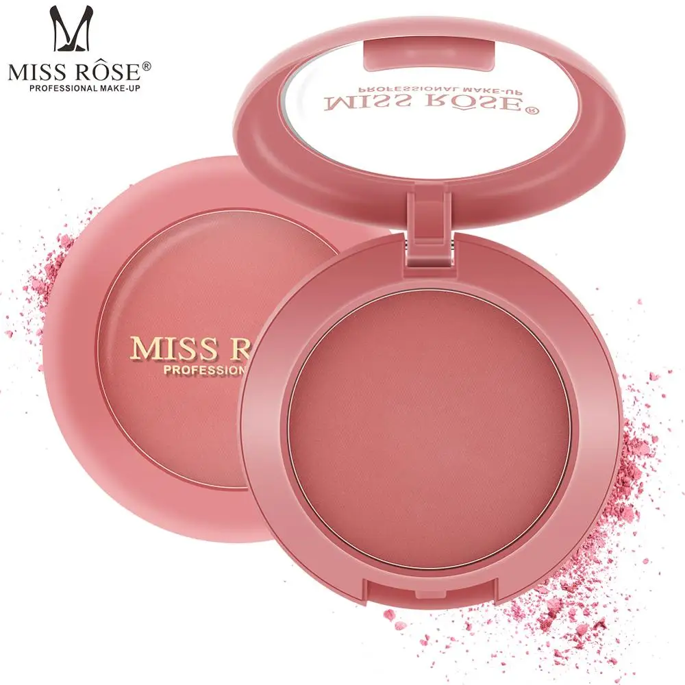 

1PCS Miss Rose cheek is red repair look ruddy round dumb light cheek is red nature carries bright complexion rouge colour makeup