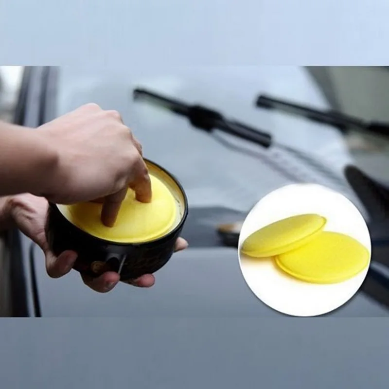 

2 PCS Auto Car Waxing Sponge Buffing Pad Waxing Polishing Buffing Foam Applicator Sponge Car Detailing Care Wash Accessories