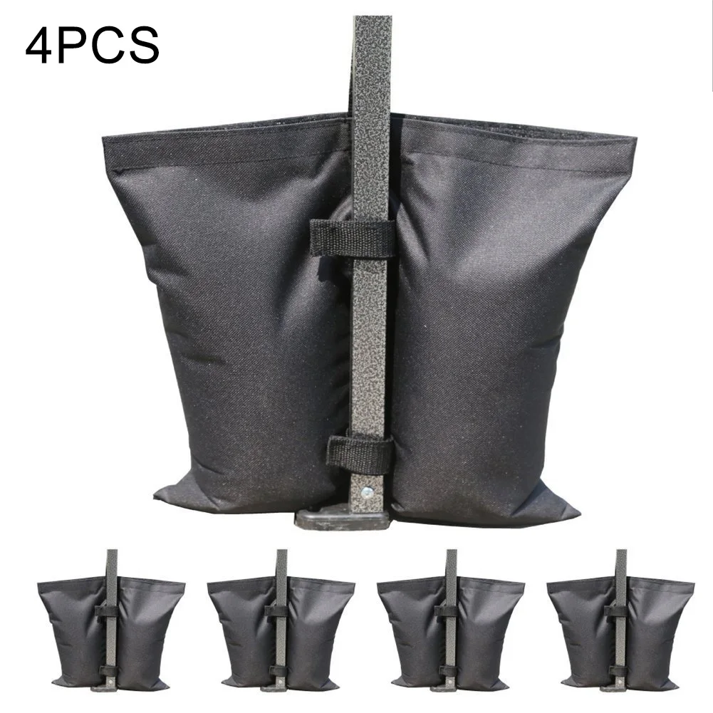 Água de Fixação Acampamento ao ar Pçs à Prova Dwaterproof Oxford Toldo Tenda Suporte Livre Guarda-chuva Pés Instantâneos Sun Abrigo Ponderada Bolsa Areia Titular 4 4 4 pçs à prova dwaterproof água de