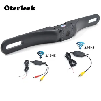 

2.4GHZ Wireless Car Plate Backup Camera HD Night Vision With 8 IR light Car Camera Kit