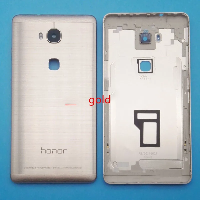 Для Huawei Honor 5X задняя крышка батарейного отсека задняя крышка корпуса+ для Huawei Honor 5X замена передней рамы+ инструмент+ подарок