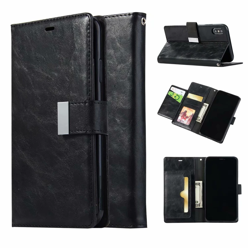 Чехол для iphone X XR XS Max 8 8 Plus 7 7 Plus 6 6 Plus PU кожаный флип-бумажник чехол для телефона iphone 5