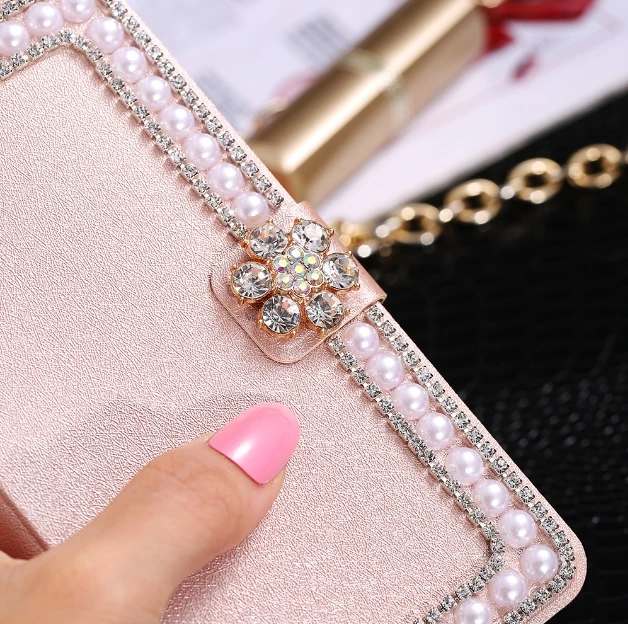 Case-For-Samsung-Galaxy-S5-S6-S6-Edge-S7-S7-Edge-S8-S8PLUS-Luxury-Pearl-Wallet (2)