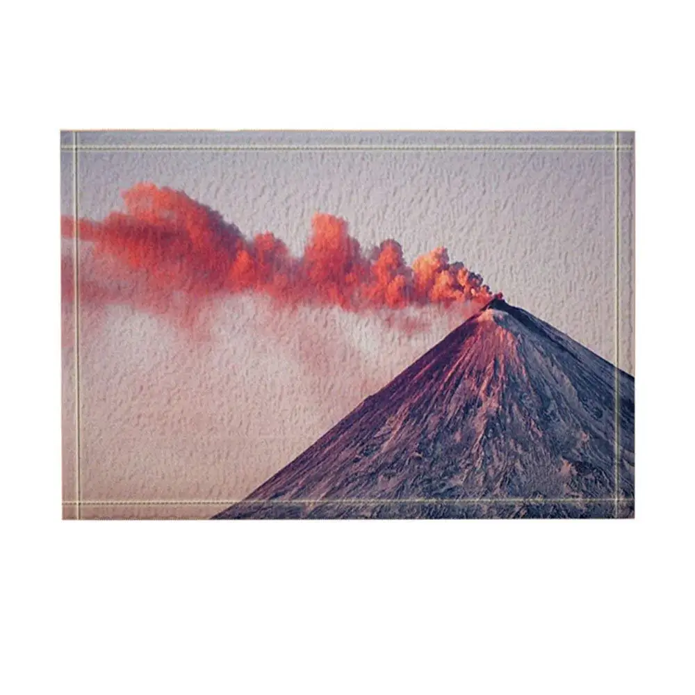 Индивидуализированный ковер коврики для кухни коврик Mountain фотодекор бум вулкан