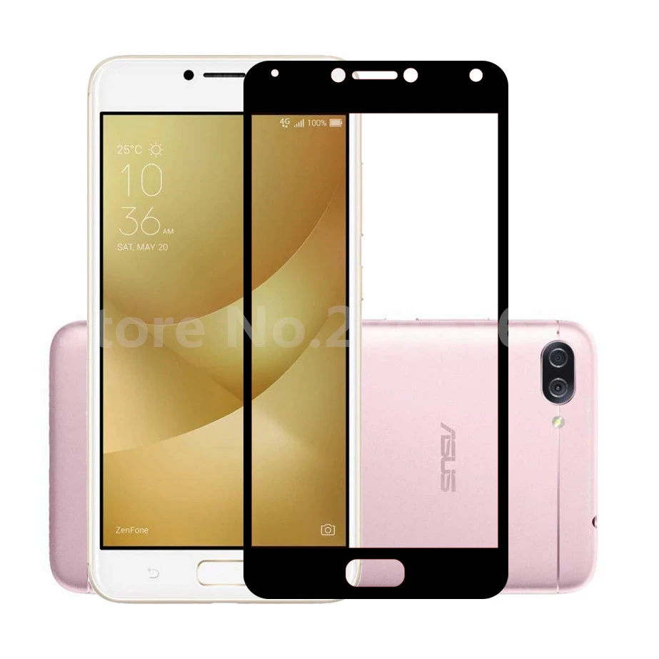 Untuk Asus Zenfone 4 Max Zc554kl X00i X00id 9 H Penuh Penutup Kaca Tempered Untuk Zenfone4 Max Pro Ditambah Screen Protector Film Tempered Glass Full Cover Tempered Glassglass For Aliexpress