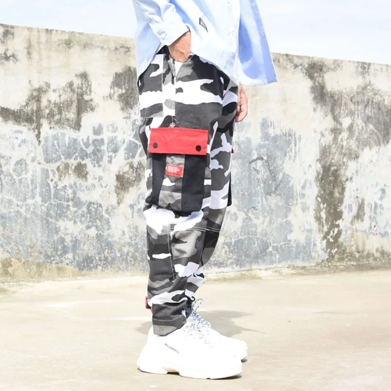 Harem Cargo Pants Men Joggers Big Size  (7)