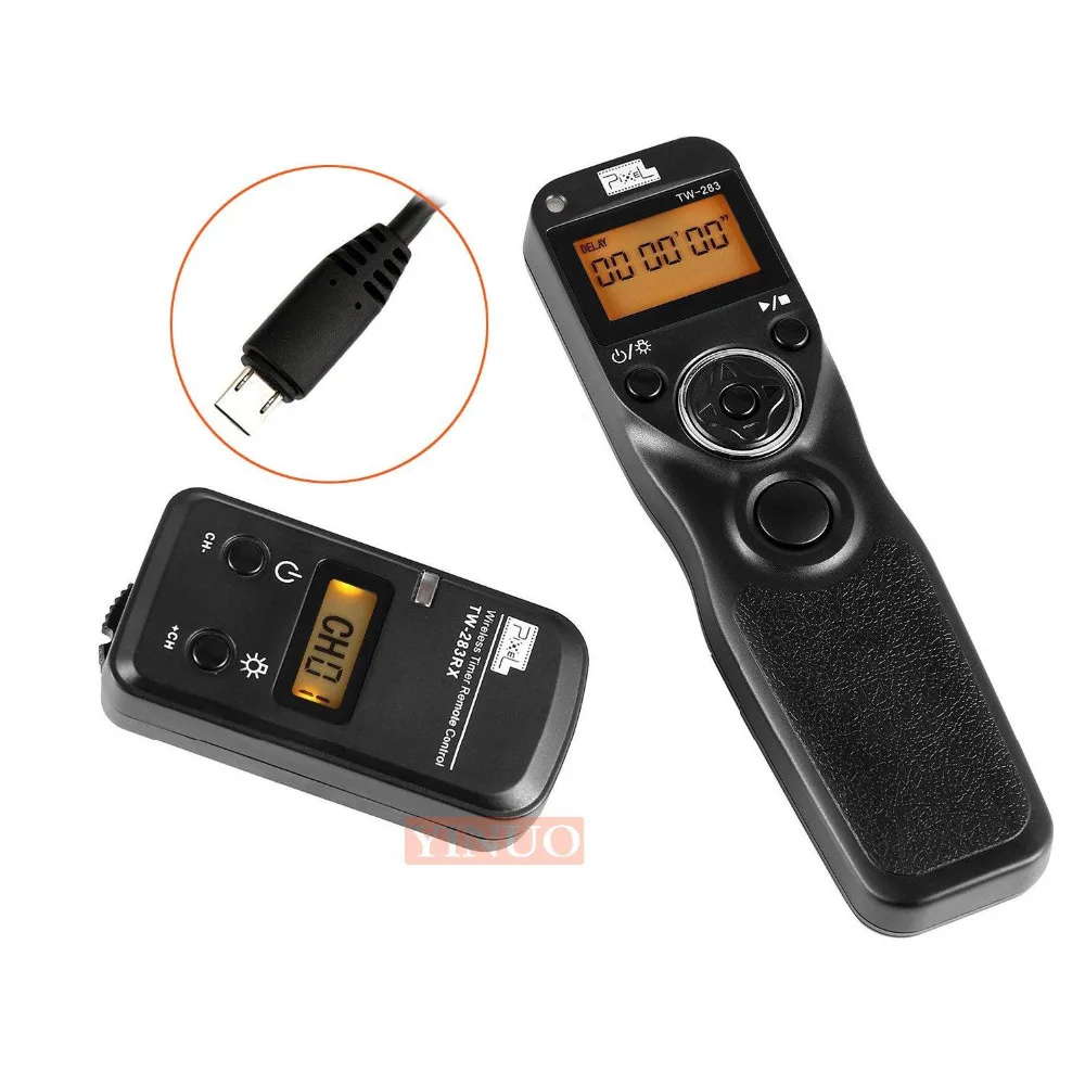 Prix pour Pixel TW-283 S2 Sans Fil Minuterie Déclencheur À Télécommande Pour Sony A58 A7 A7R A7II A7RII A75 A6300 A6000 A3000 HX300 RX100II Prix pour Pixel TW-283 S2 Sans Fil Minuterie Déclencheur À Télécommande Pour Sony A58 A7 A7R A7II A7RII A75 A6300 A6000 A3000 HX300 RX100II