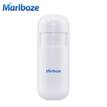 

Marlboze 1Pcs 433MHz Wireless PIR Motion Detect Sensor Smart Infrared detector for Home Security WIFI GSM 3G GPRS Alarm system